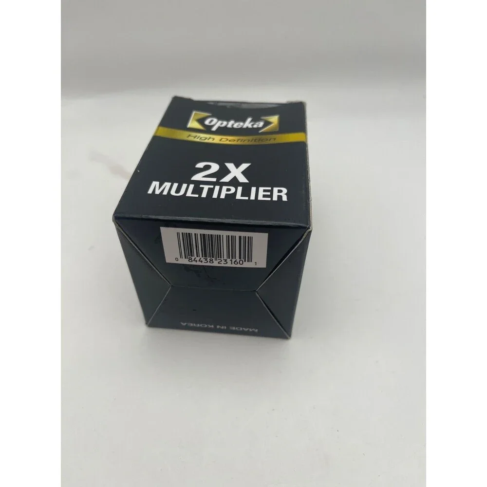 Opteka 2X Teleconverter Lens Multiplier Converter w/ Box & Warranty Card Korea